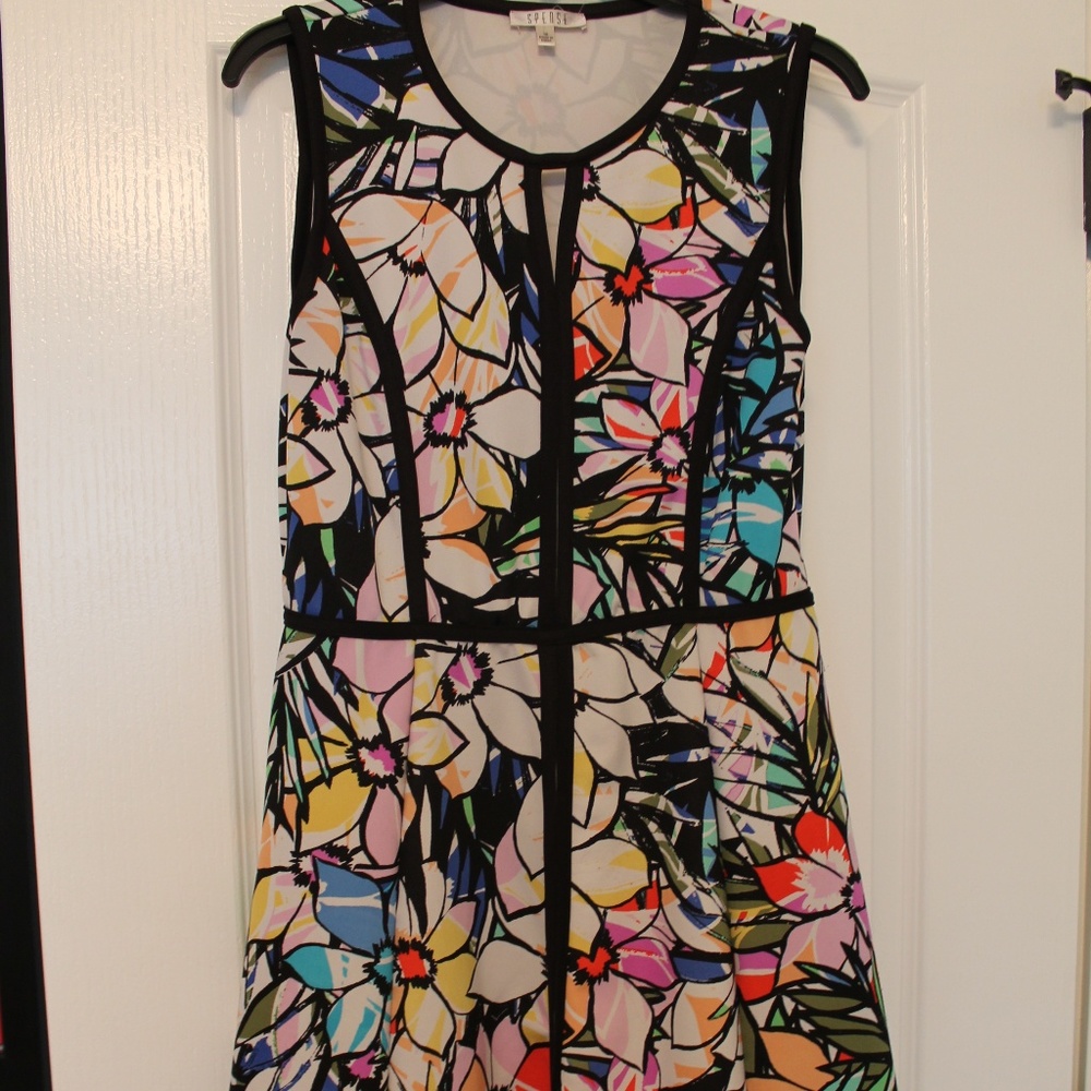 Floral print dress